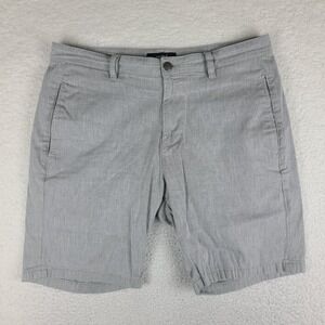 Mavi Shorts Mens 36 Gray Simon 9" Inseam Casual Chino Performance‎ Golf